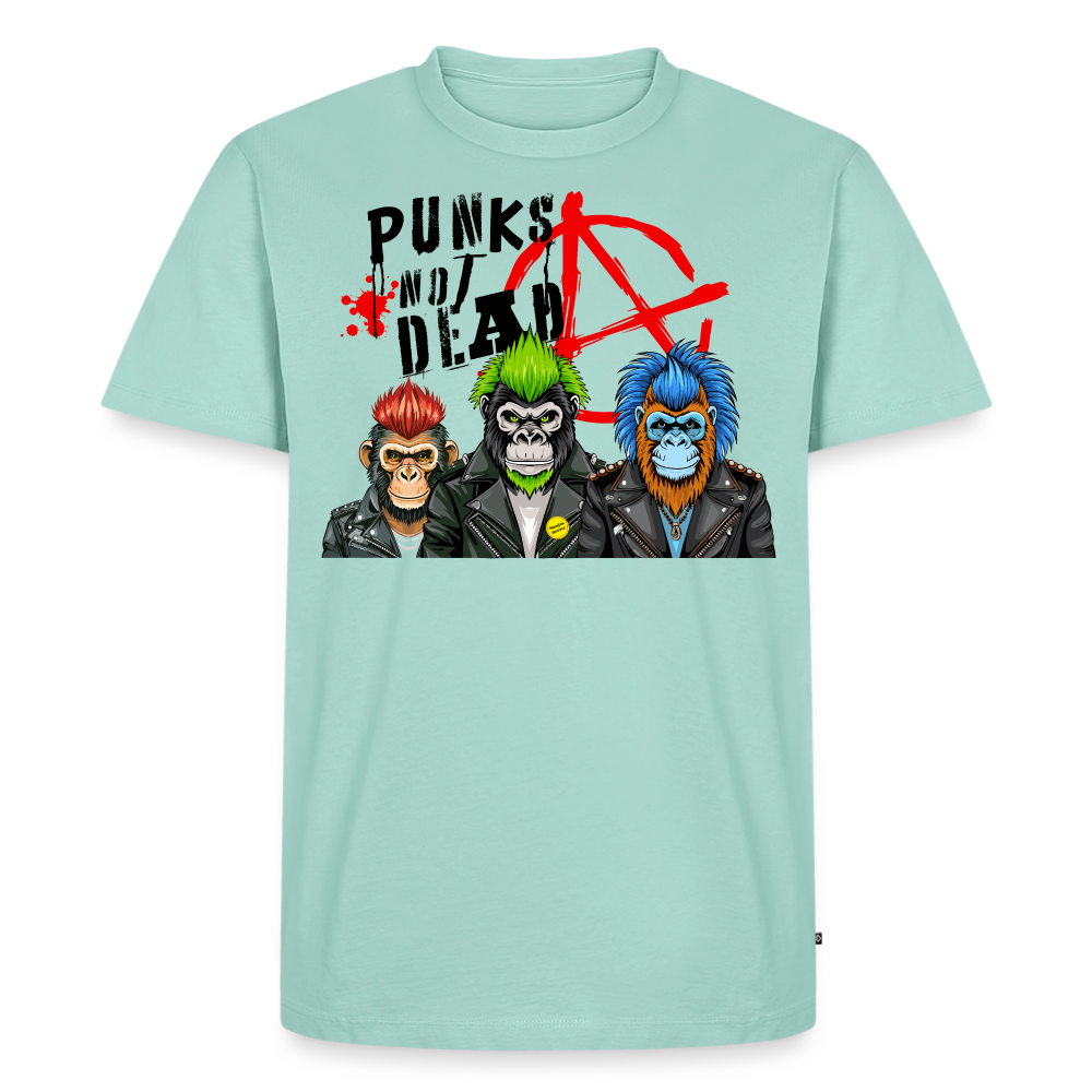 Punks Not Dead Design – Männer Premium T-Shirt - Mint 