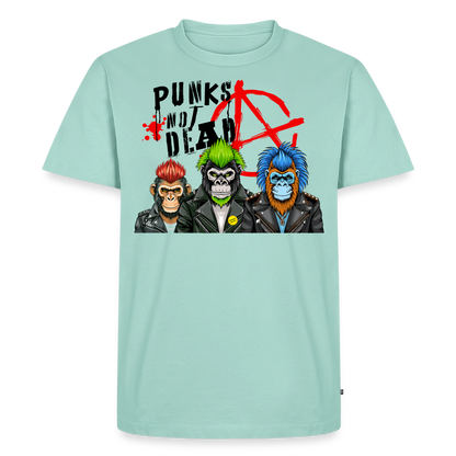 Punks Not Dead Design – Männer Premium T-Shirt - Mint 