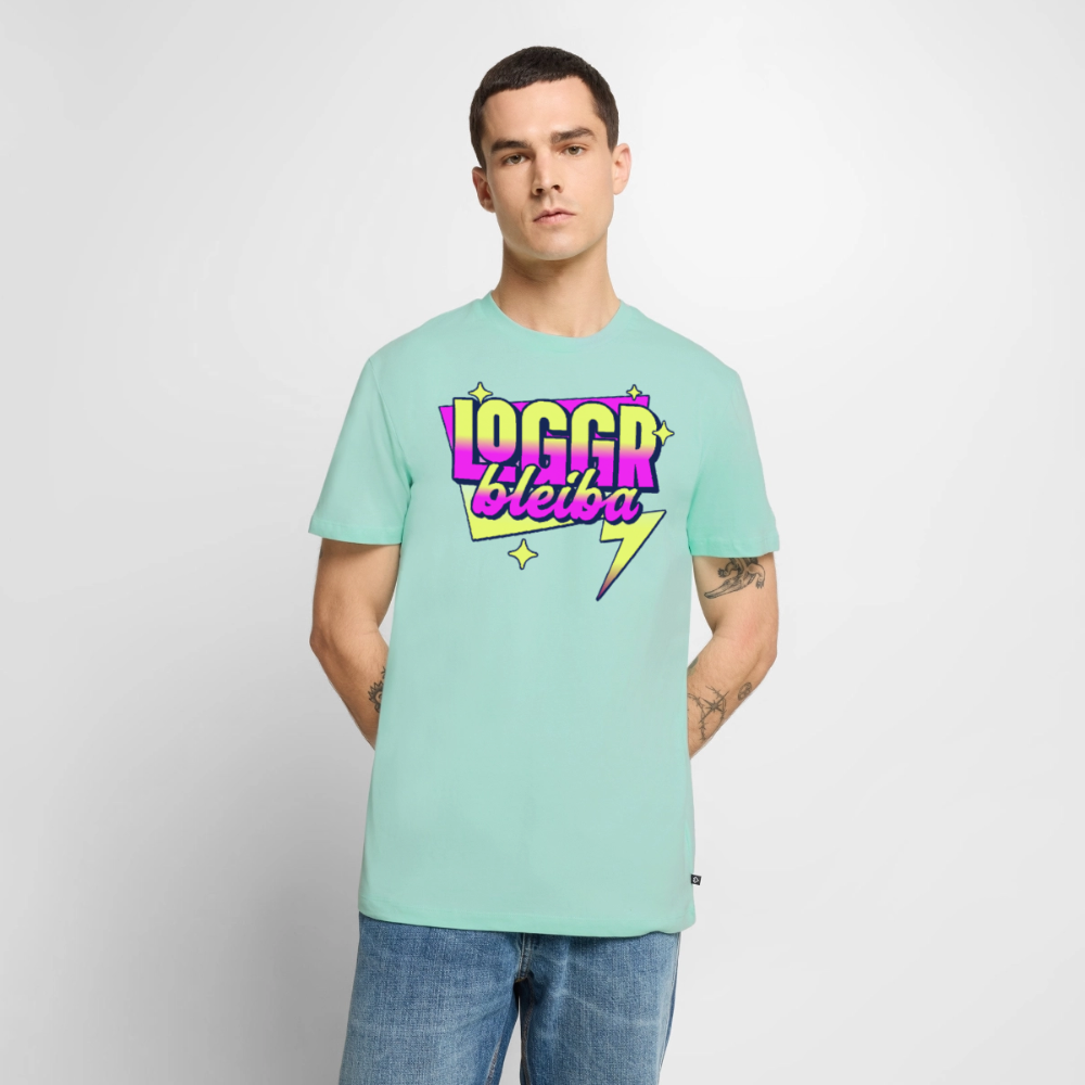 Logger bleibt Design – Männer Premium T-Shirt - Mint 