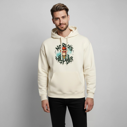 Monkey No Rules Design – Oversized Unisex Hoodie - Natur