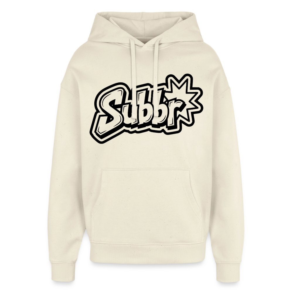 Suburb Design – Oversized Unisex Hoodie - Natur