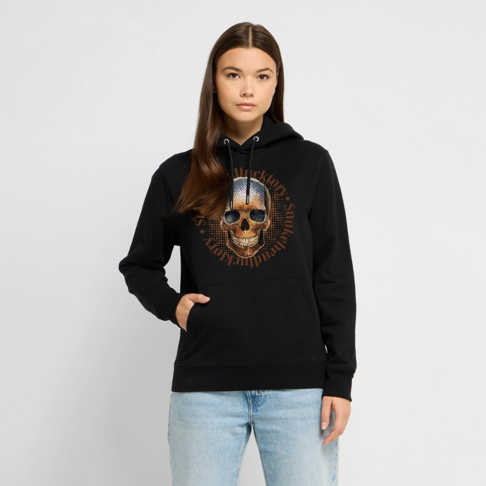 Snake Skull Design – Unisex Bio-Hoodie - Schwarz