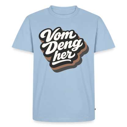 Vom Deng her Design – Männer Premium T-Shirt - Hellblau