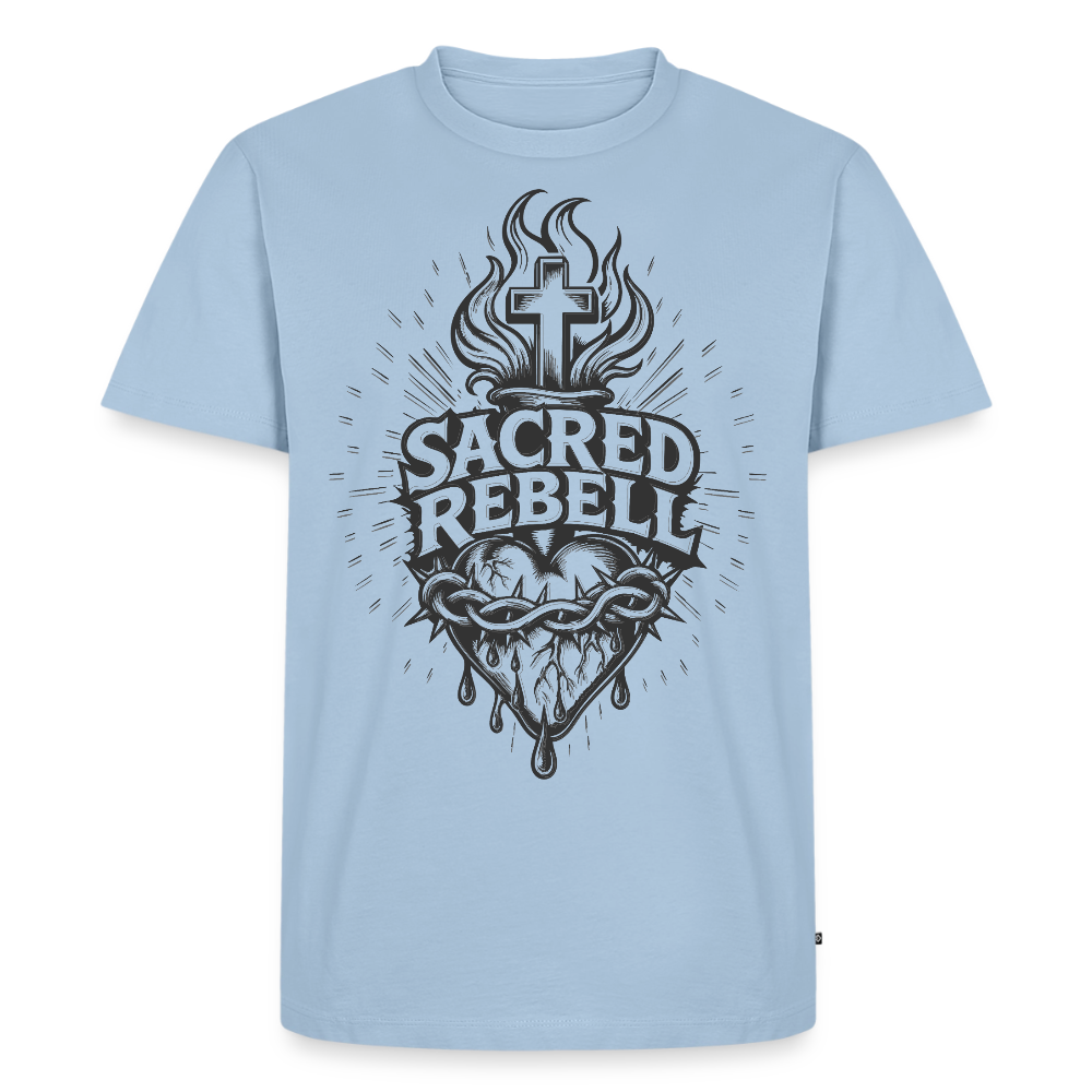 Sacred Rebell Design – Männer Premium T-Shirt - Hellblau