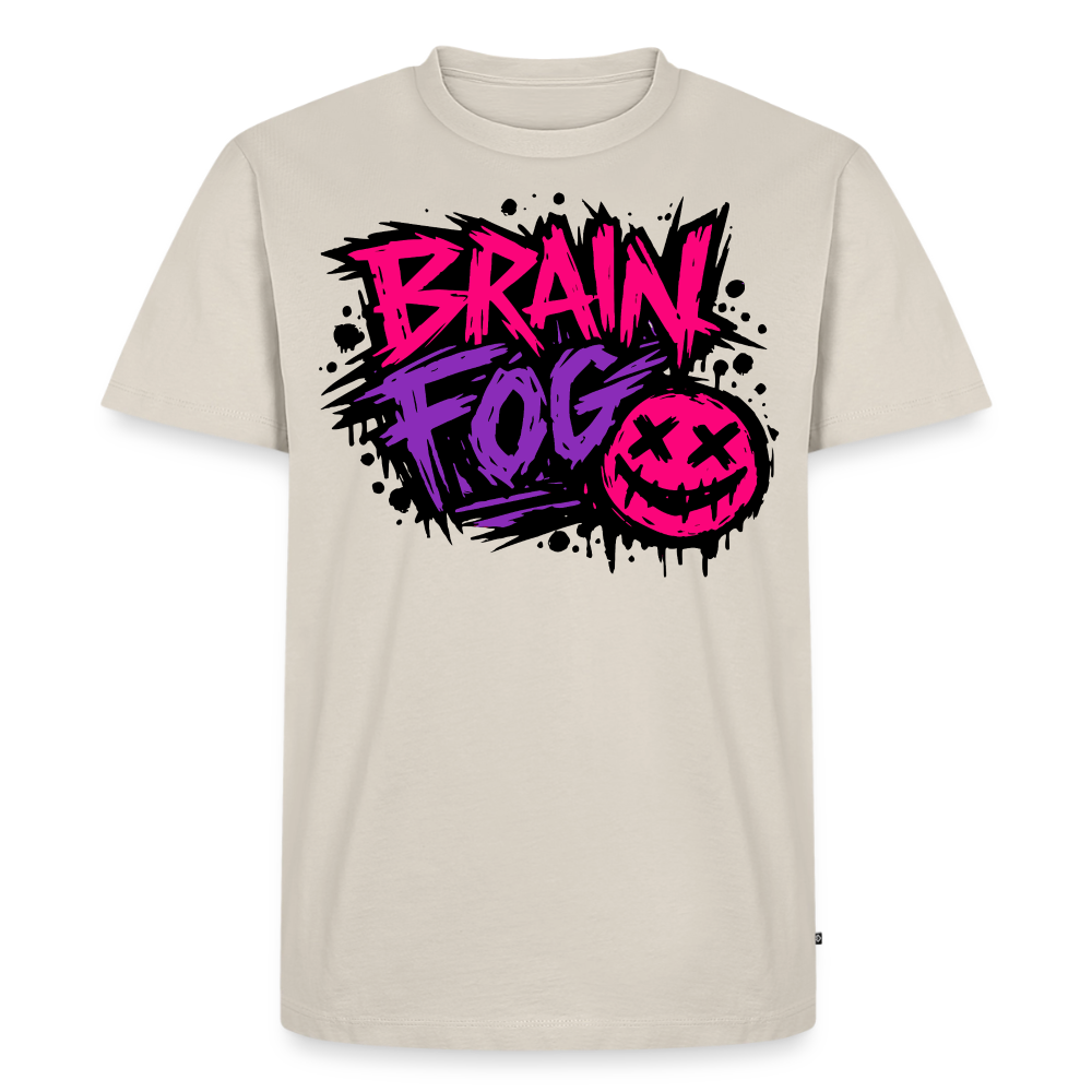 Brain Fog Design – Männer Premium T-Shirt - Beige