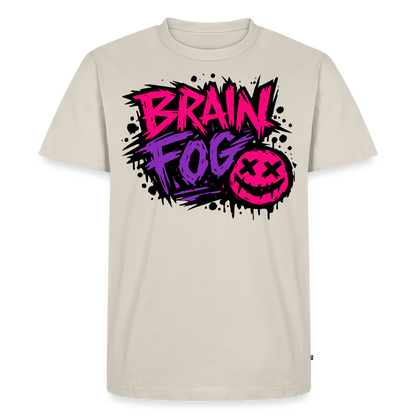 Brain Fog Design – Männer Premium T-Shirt - Beige