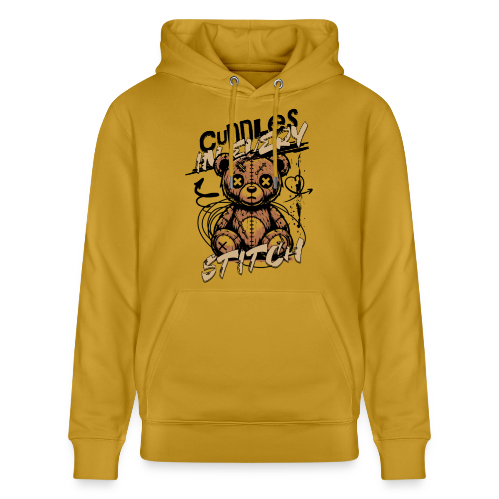 Bear Design – Unisex Bio-Hoodie - Ocker