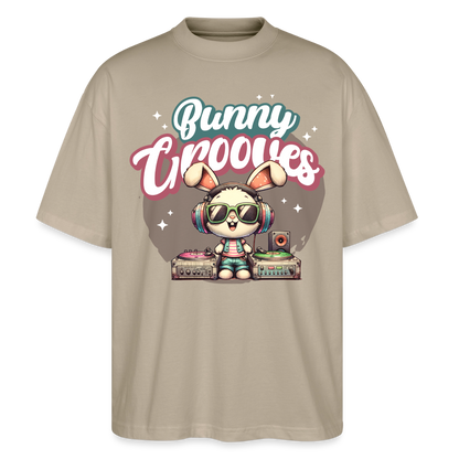 Bunny Groves Design – Oversized Unisex Bio T-Shirt - Steingrau
