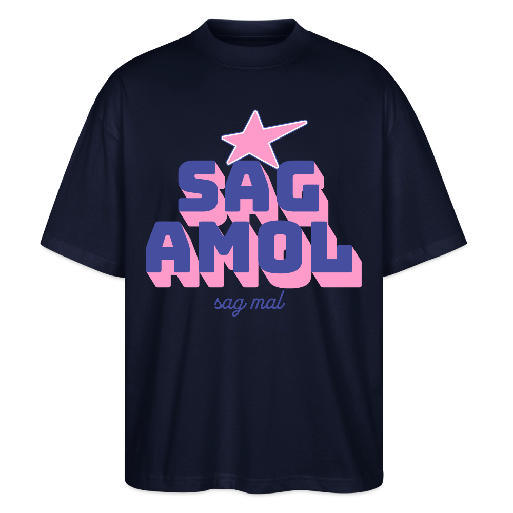 Sagamol Design – Oversized Unisex Bio T-Shirt - Navy