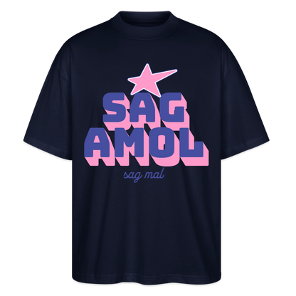 Sagamol Design – Oversized Unisex Bio T-Shirt - Navy