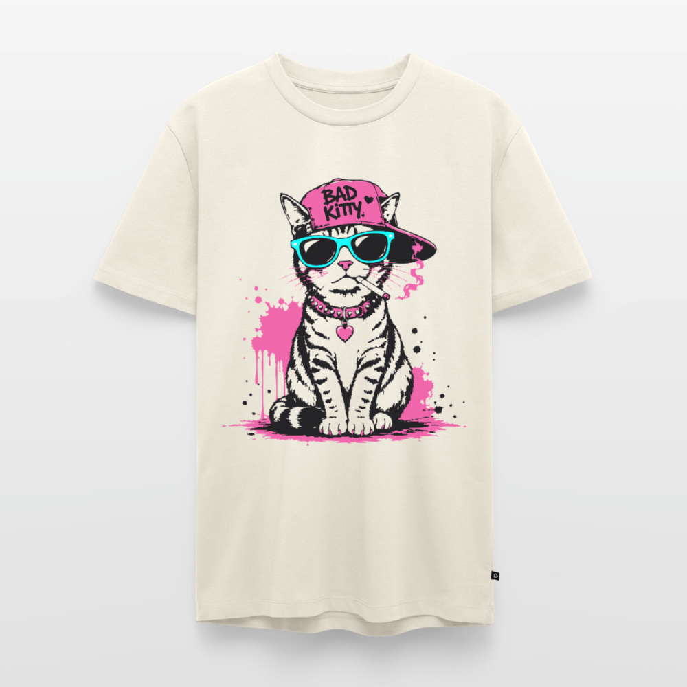 Bad Kitty Design – Männer Premium T-Shirt - Naturweiß