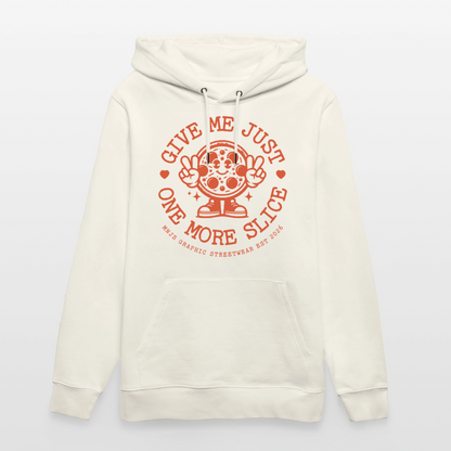 Pizza Design – Unisex Bio-Hoodie - Naturweiß 