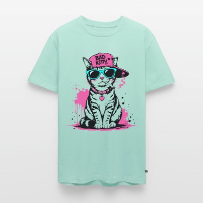 Bad Kitty Design – Männer Premium T-Shirt - Mint 