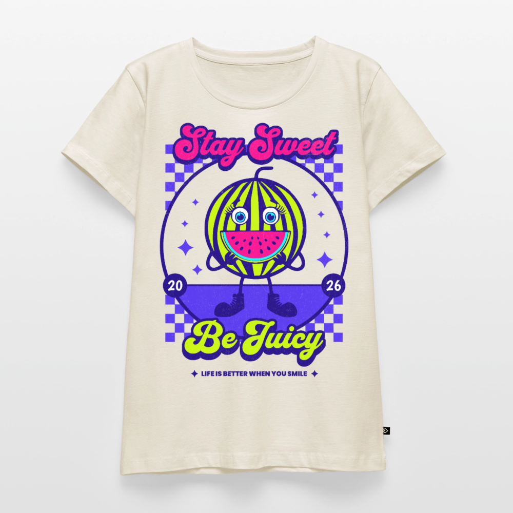 Stay Sweet Design – Frauen Premium T-Shirt - Naturweiß