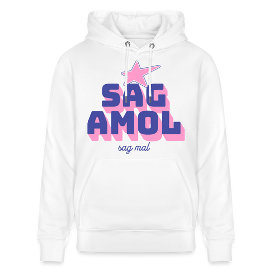 Sagamol Design – Unisex Bio-Hoodie - Weiß