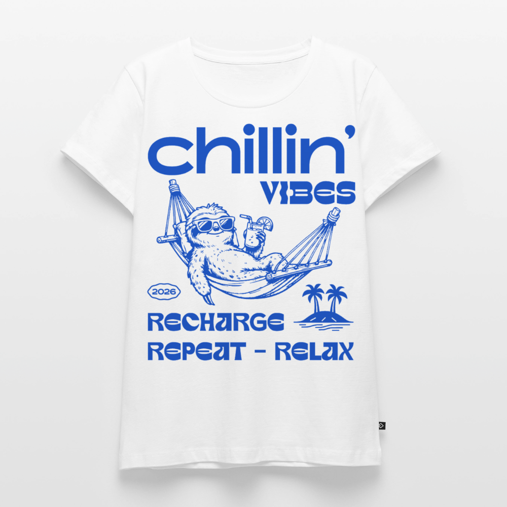 Chillin Vibes Design – Frauen Premium T-Shirt - Weiß
