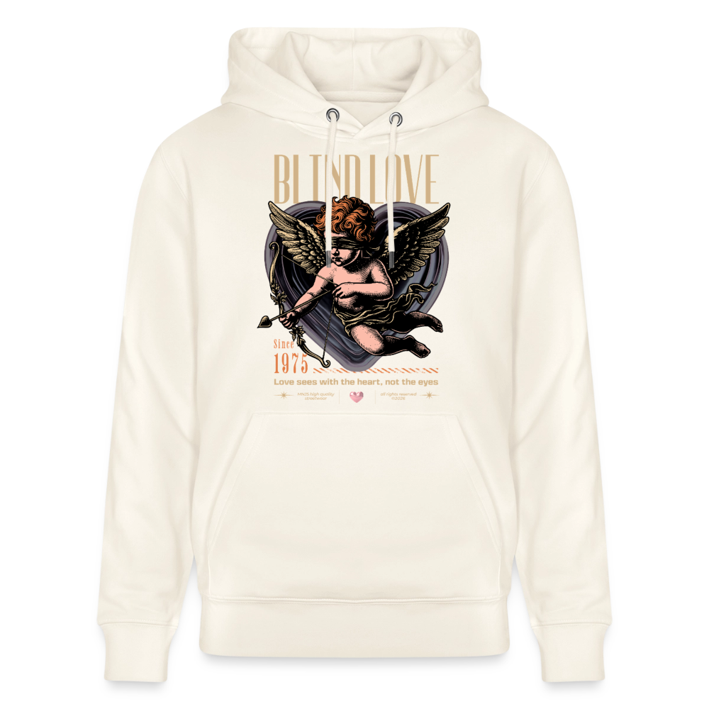 Blind Love Design – Unisex Bio-Hoodie - Naturweiß 