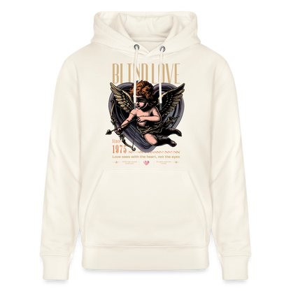 Blind Love Design – Unisex Bio-Hoodie - Naturweiß 
