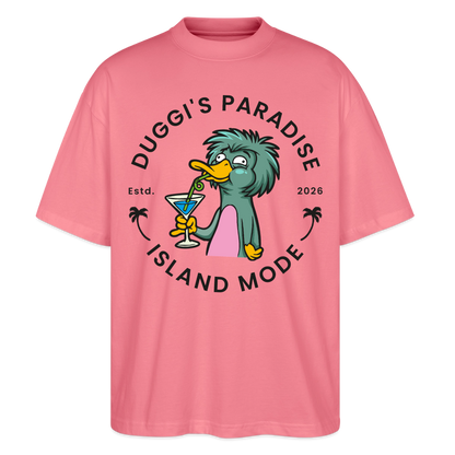Duggis Paradise Design – Oversized Unisex Bio T-Shirt - Pink 