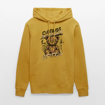 Bear Design – Unisex Bio-Hoodie - Ocker