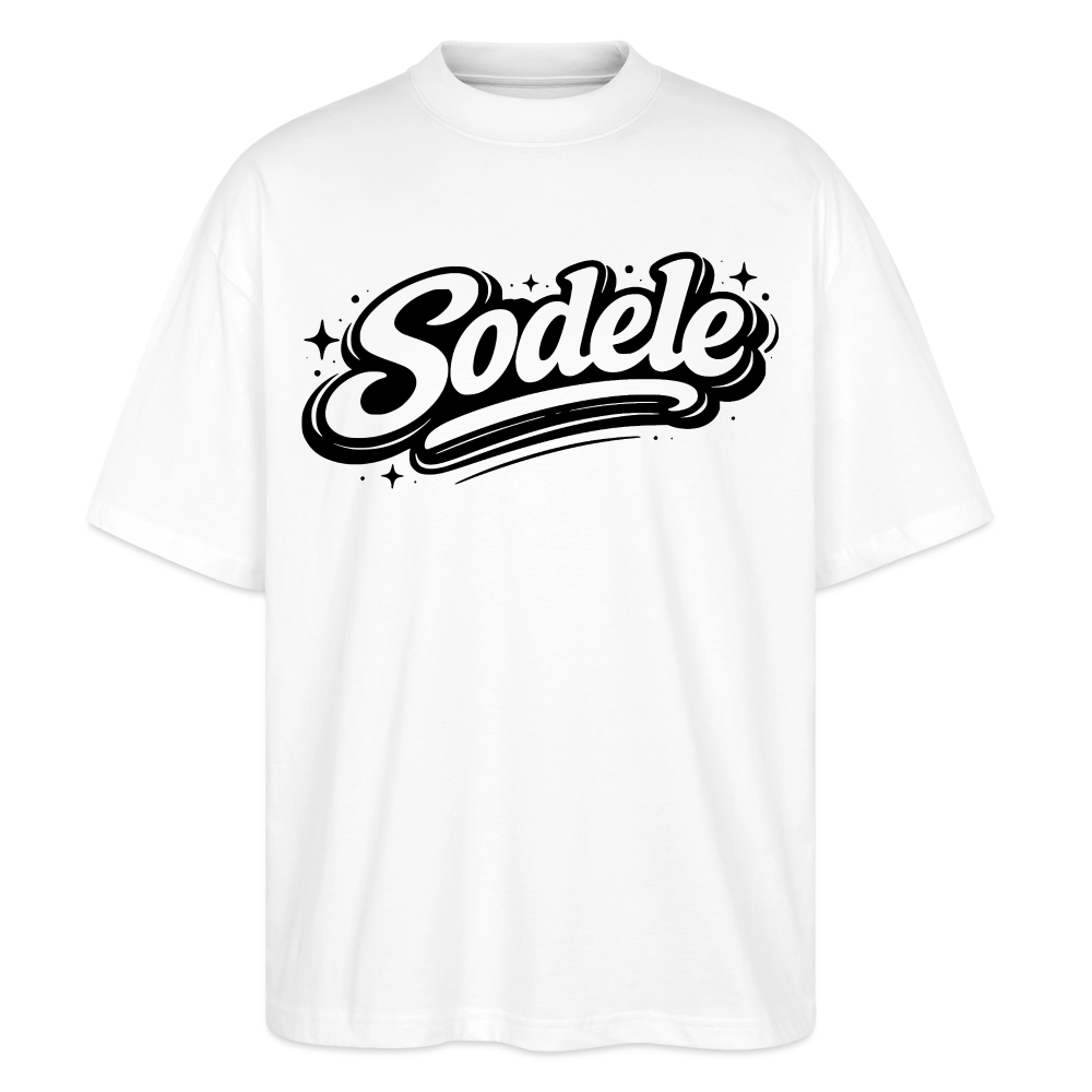 Sudele Design – Oversized Unisex Bio T-Shirt - Weiß
