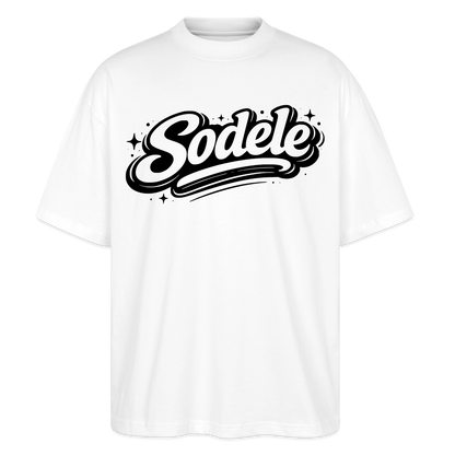 Sudele Design – Oversized Unisex Bio T-Shirt - Weiß