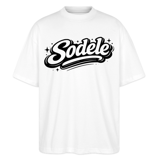 Sudele Design – Oversized Unisex Bio T-Shirt - Weiß