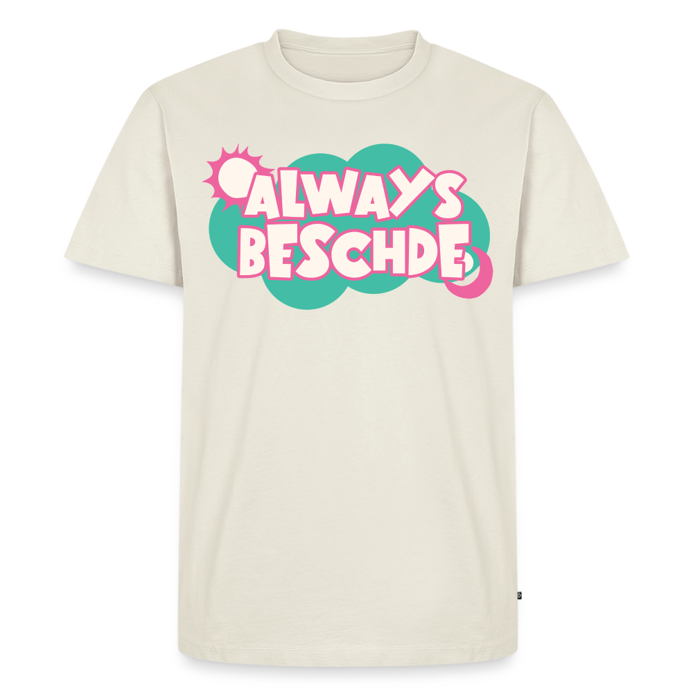 Always Beschde Design – Männer Premium T-Shirt - Naturweiß