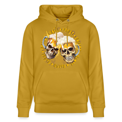 Party Skull Design – Unisex Bio-Hoodie - Ocker