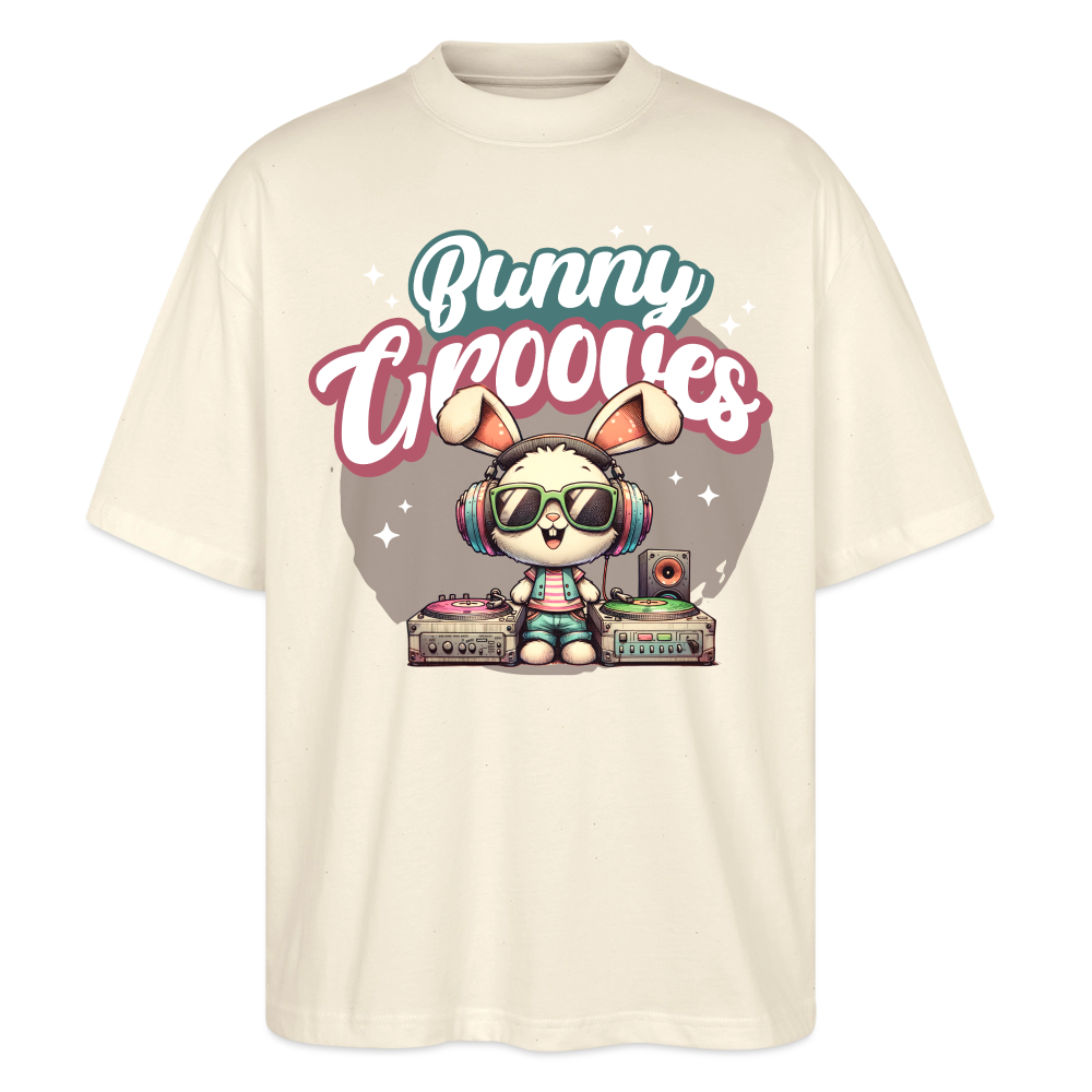 Bunny Groves Design – Oversized Unisex Bio T-Shirt - Natur