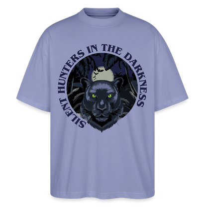 Silent Hunter Design – Oversized Unisex Bio T-Shirt - Violett