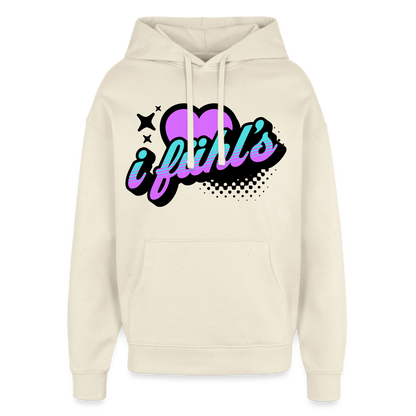 i fühl‘s Design – Oversized Unisex Hoodie - Natur