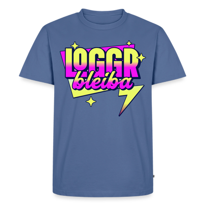 Logger bleibt Design – Männer Premium T-Shirt - Taubenblau