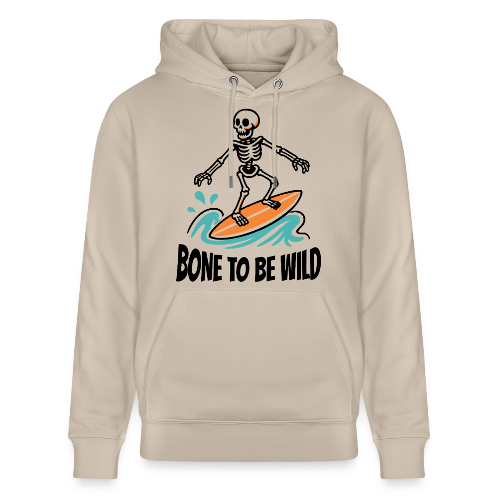 Bone to be Wild Design – Unisex Bio-Hoodie - Beige