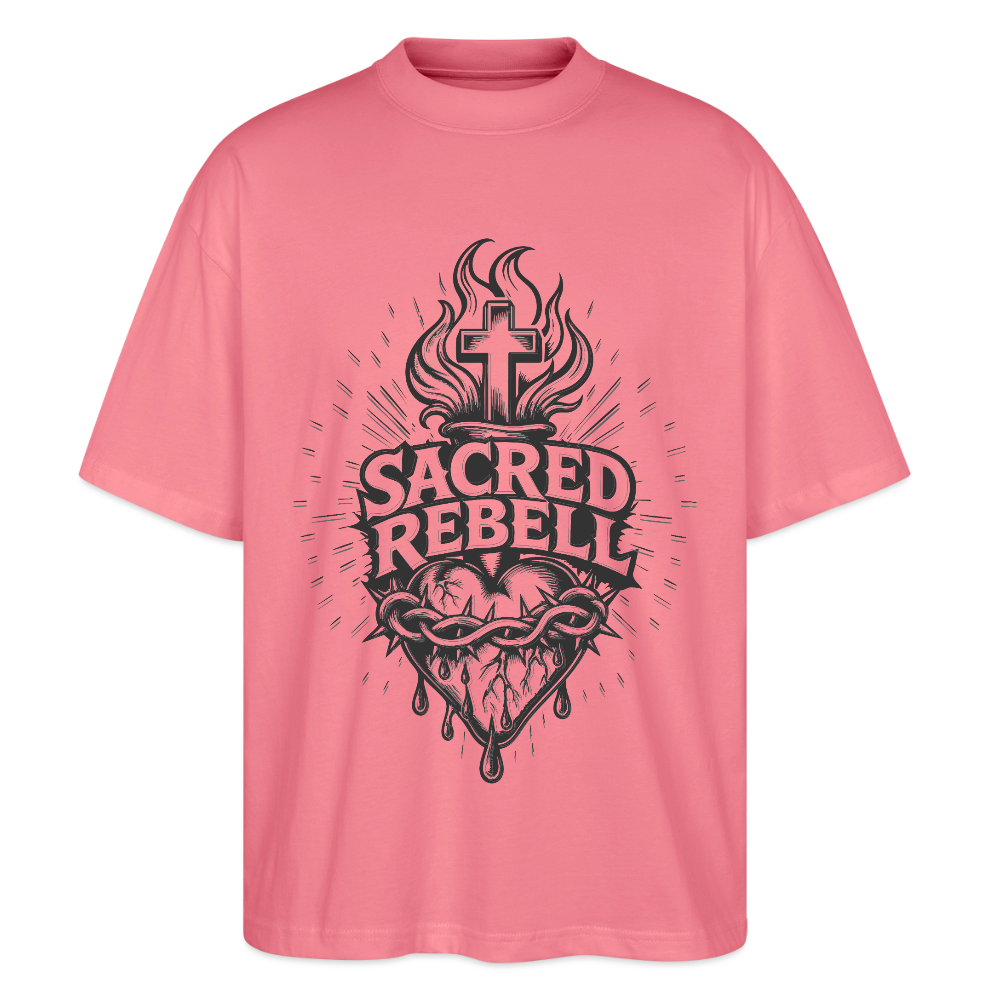 Sacred Rebell Design – Oversized Unisex Bio T-Shirt - Pink 