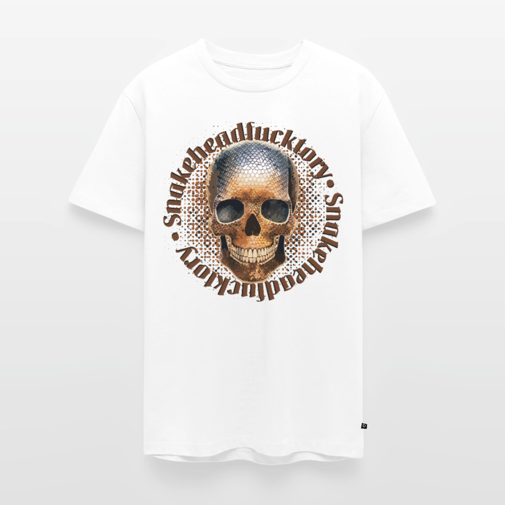 Sande Skull Design – Männer Premium T-Shirt - Weiß