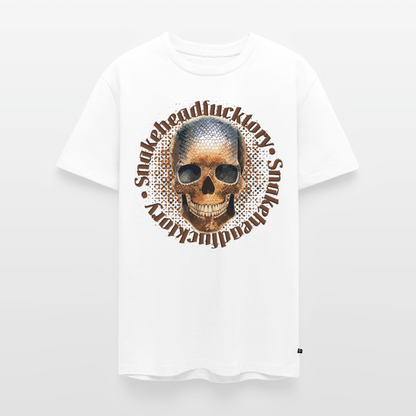 Sande Skull Design – Männer Premium T-Shirt - Weiß