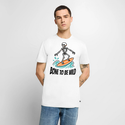 Bone to be Wild Design – Männer Premium T-Shirt - Weiß