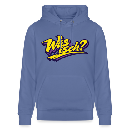 Was isch? Design – Unisex Bio-Hoodie - Blau