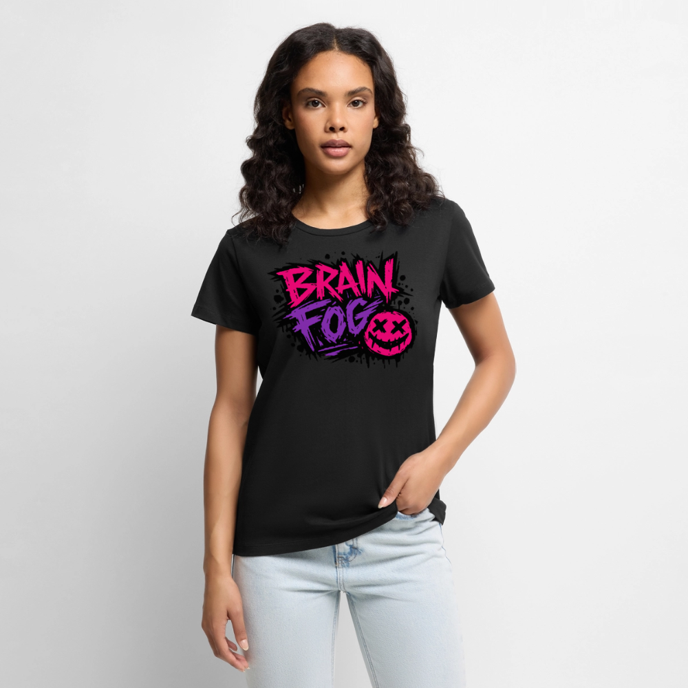 Brain Fog Design – Frauen Premium T-Shirt - Schwarz
