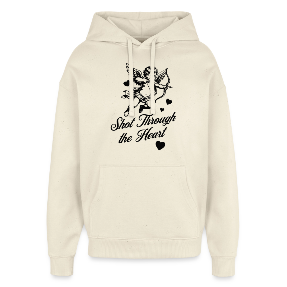 Amor Design – Oversized Unisex Hoodie - Natur