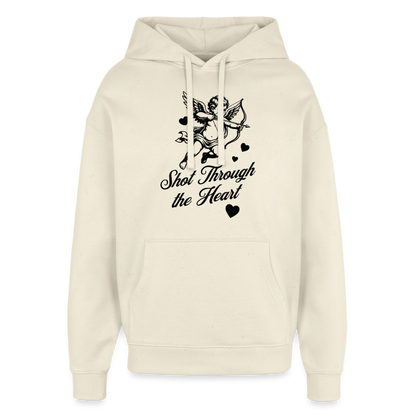 Amor Design – Oversized Unisex Hoodie - Natur