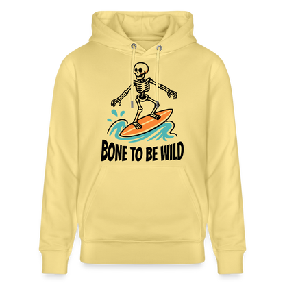 Bone to be Wild Design – Unisex Bio-Hoodie - Gelb Viva 
