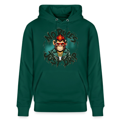 Monkey No Rules Design – Unisex Bio-Hoodie - Forest