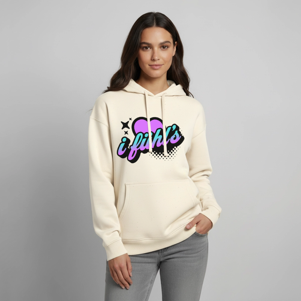 i fühl‘s Design – Oversized Unisex Hoodie - Natur