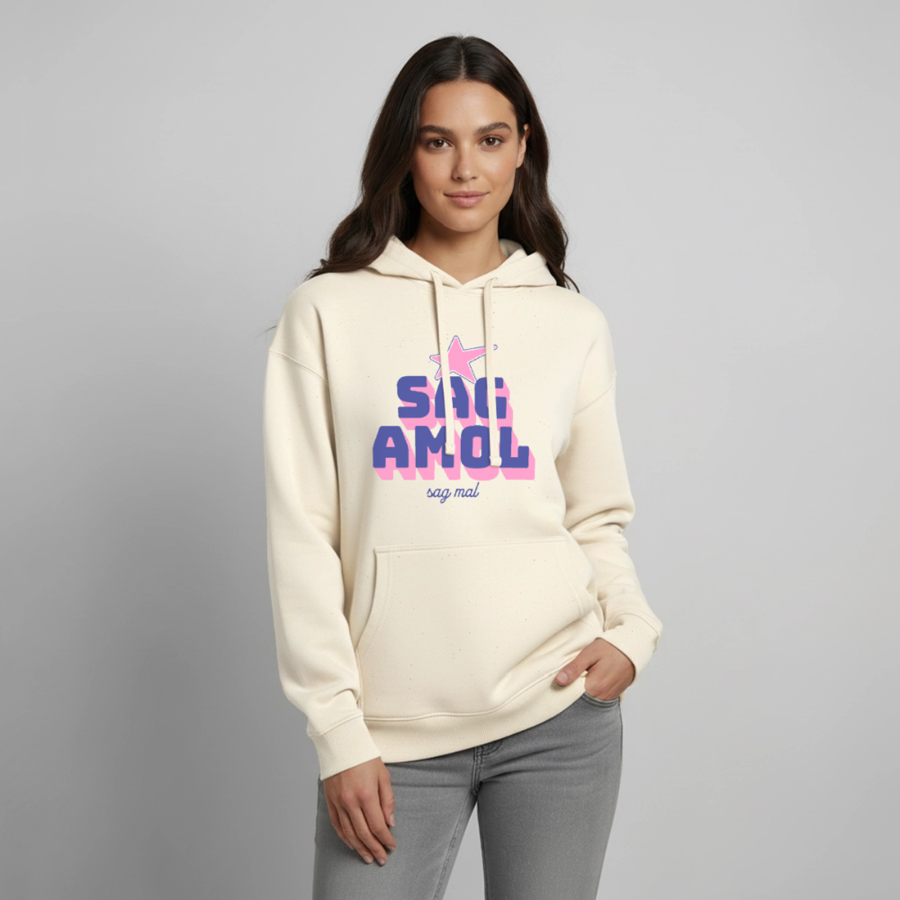 Sagamol Design – Oversized Unisex Hoodie - Natur