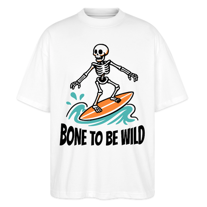 Bone to be Wild Design – Oversized Unisex Bio T-Shirt - Weiß