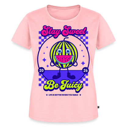 Stay Sweet Design – Frauen Premium T-Shirt - Rosa