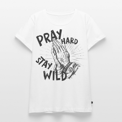 Play Hard – Frauen Premium T-Shirt - Weiß