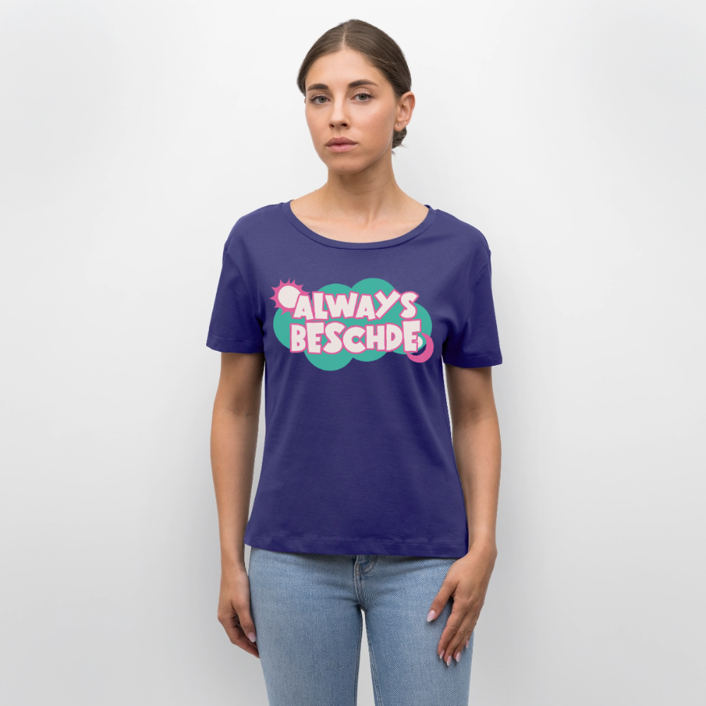 Always Beschde Design – Rundhals Frauen Bio-T-Shirt - Dämmerung